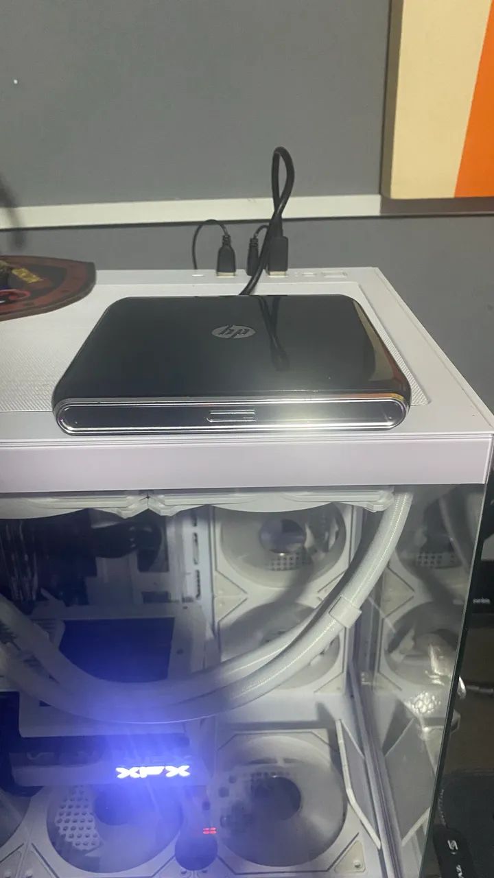 Gravador e Leitor de DVD / CD Externo USB HP (Slim) - Foto 3