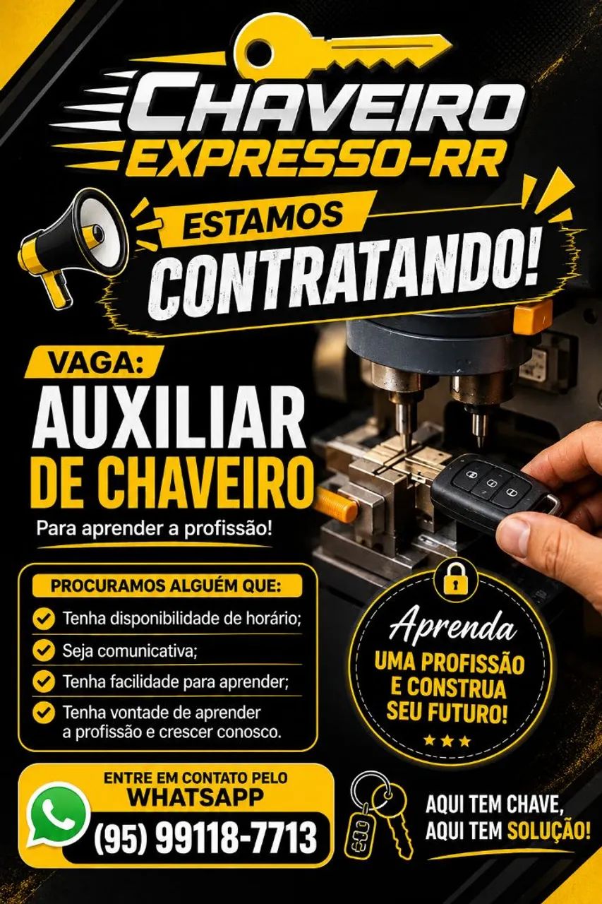 Auxiliar de chaveiro 