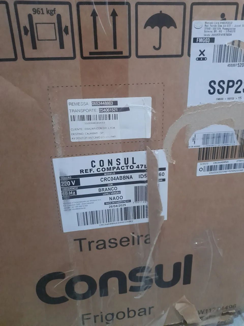 Frigobar consul 47L 220V