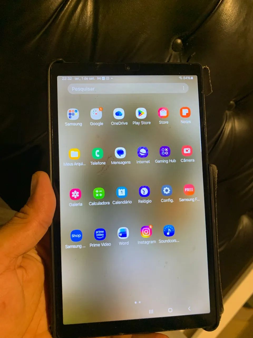 Tablet Samsung A7 LITE seminovo sem defeito  - Foto 4