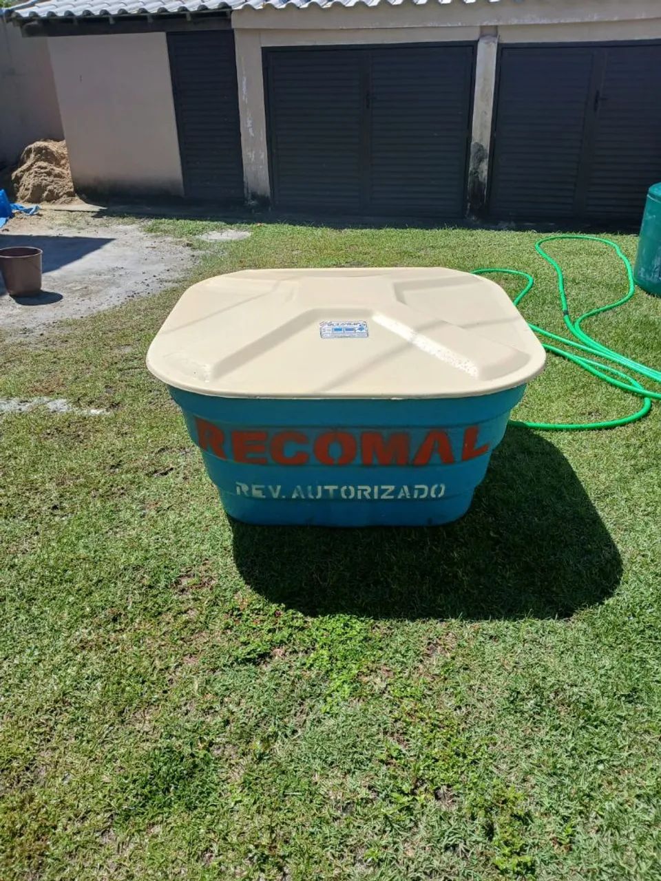 Caixa d'água 500 litros de fibra de vidro