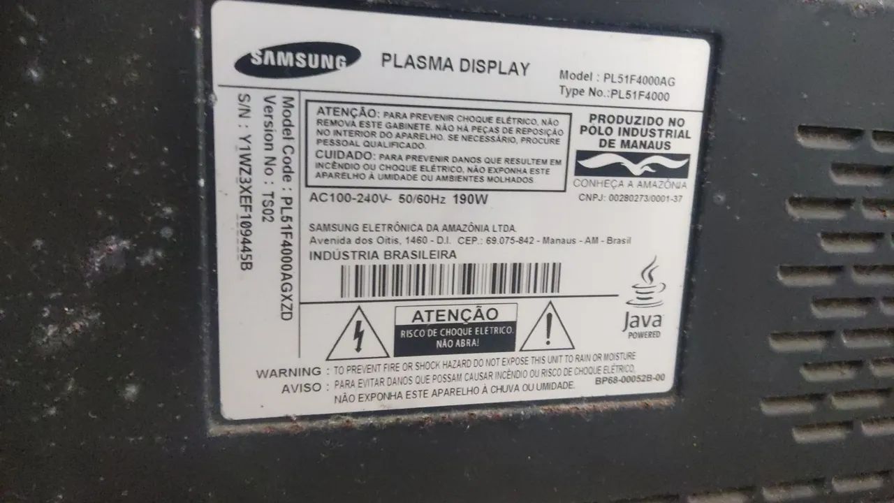  TV Samsung Plasma de 51 polegadas (Série F4000), - Foto 5