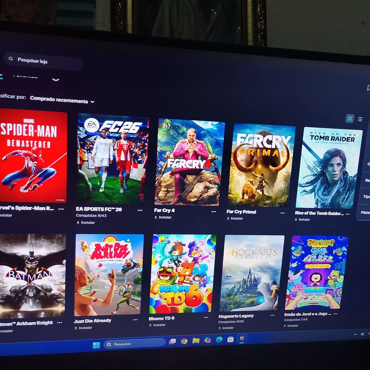 Pc gamer completo com contas com jogos! - Foto 4