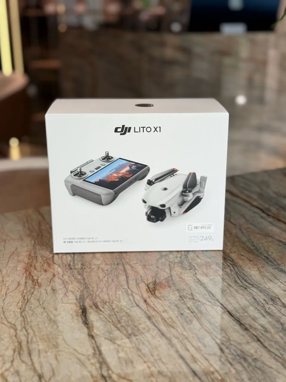 Drone DJI LITO X1 COMBO FLY MORE CONTROLE COM TELA