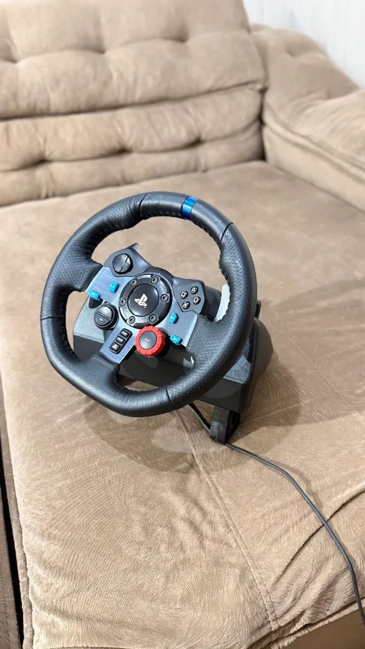 Logitech G29 com Câmbio e Pedais - Pouco Uso e Caixa Original - Foto 5