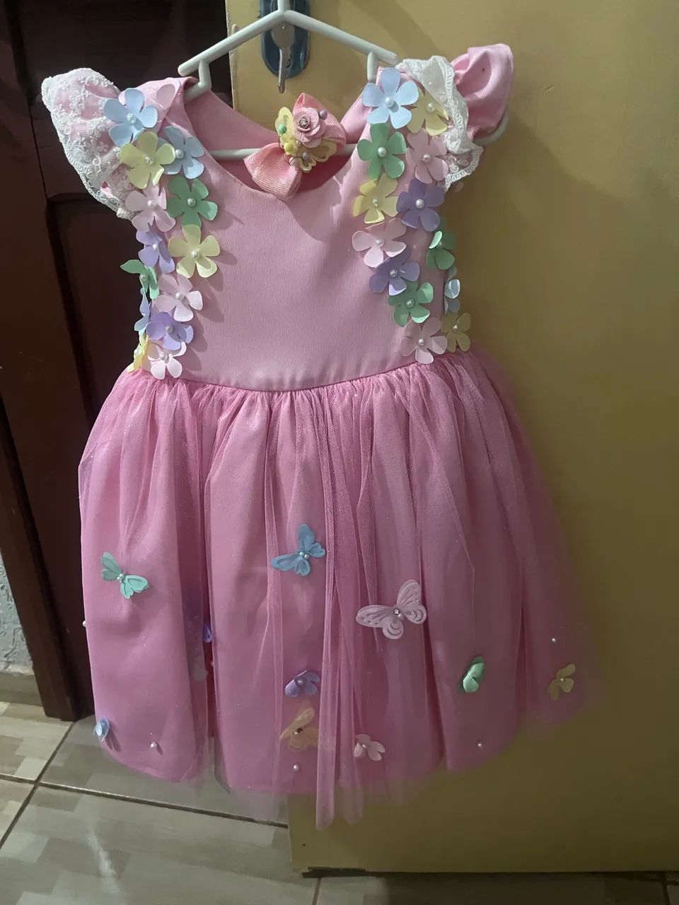Vestido jardim das borboletas 