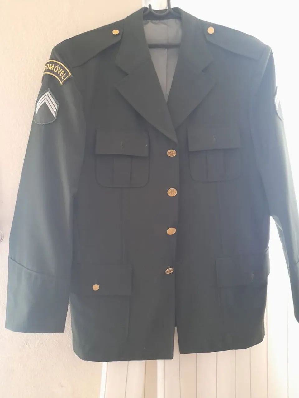 Jaqueta, Túnica e Calça verde Exército ?