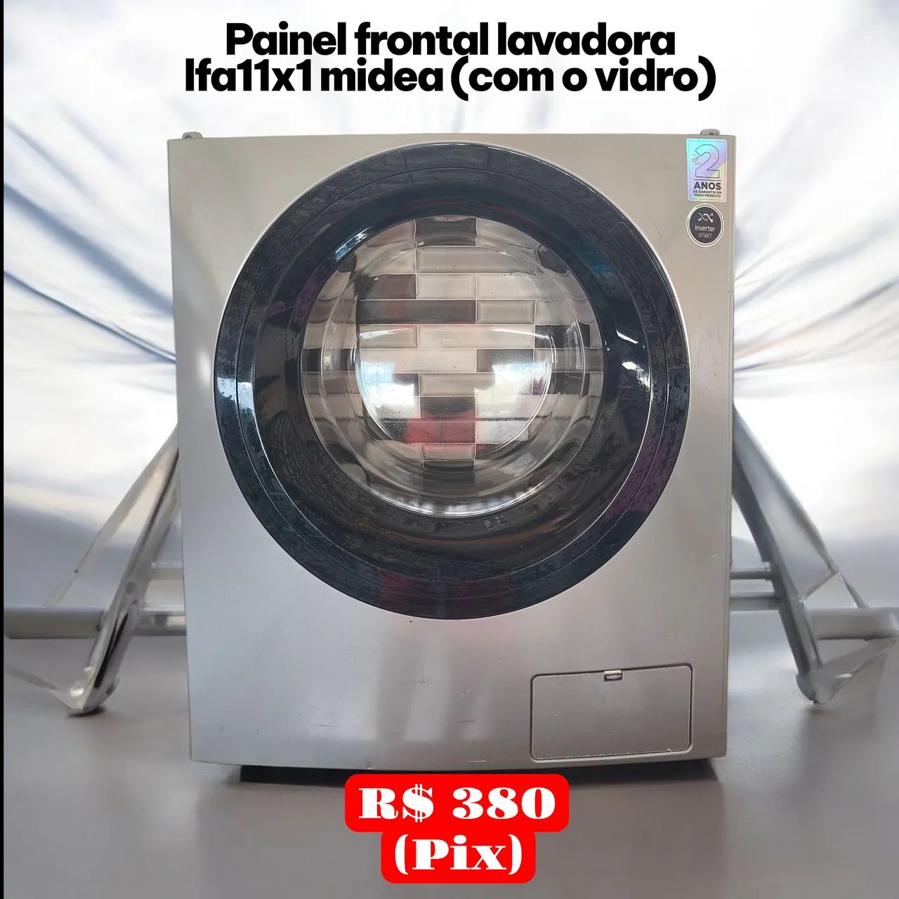 PAINEL FRONTAL LAVADORA MIDEA