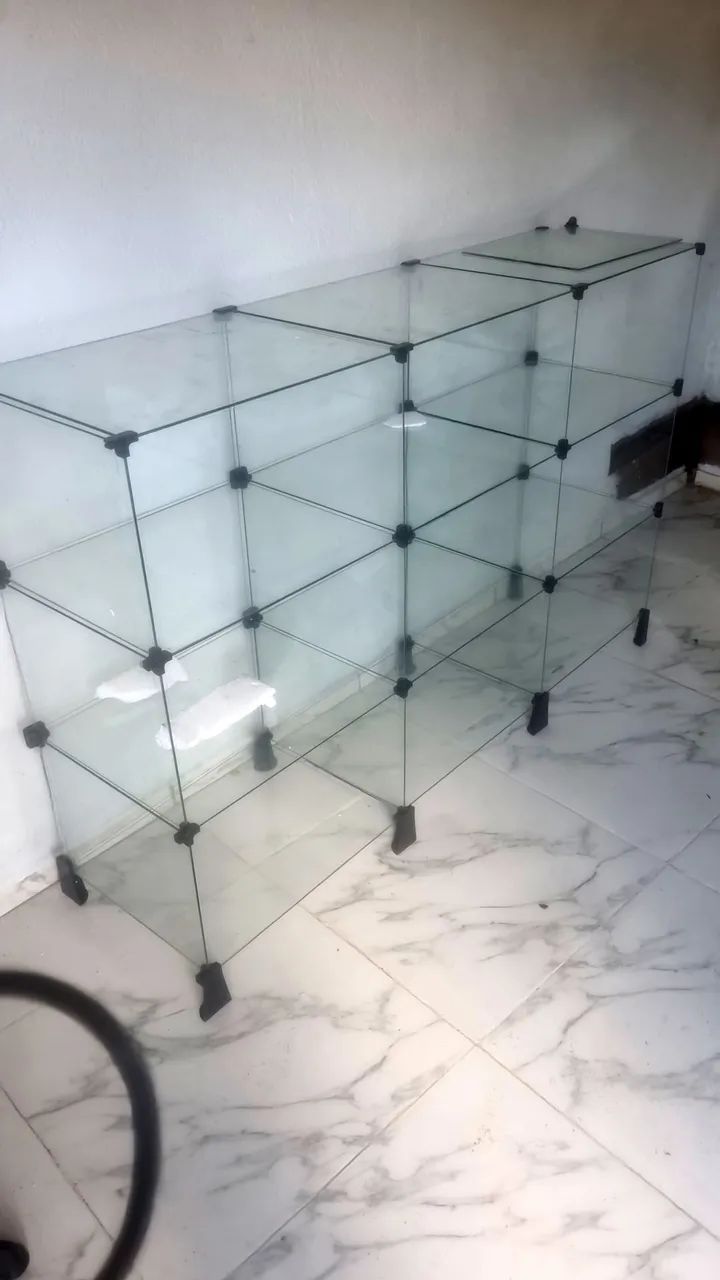 Balcão de vidro