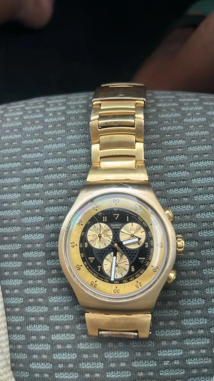 relógio Swatch cara preta original  - Foto 4