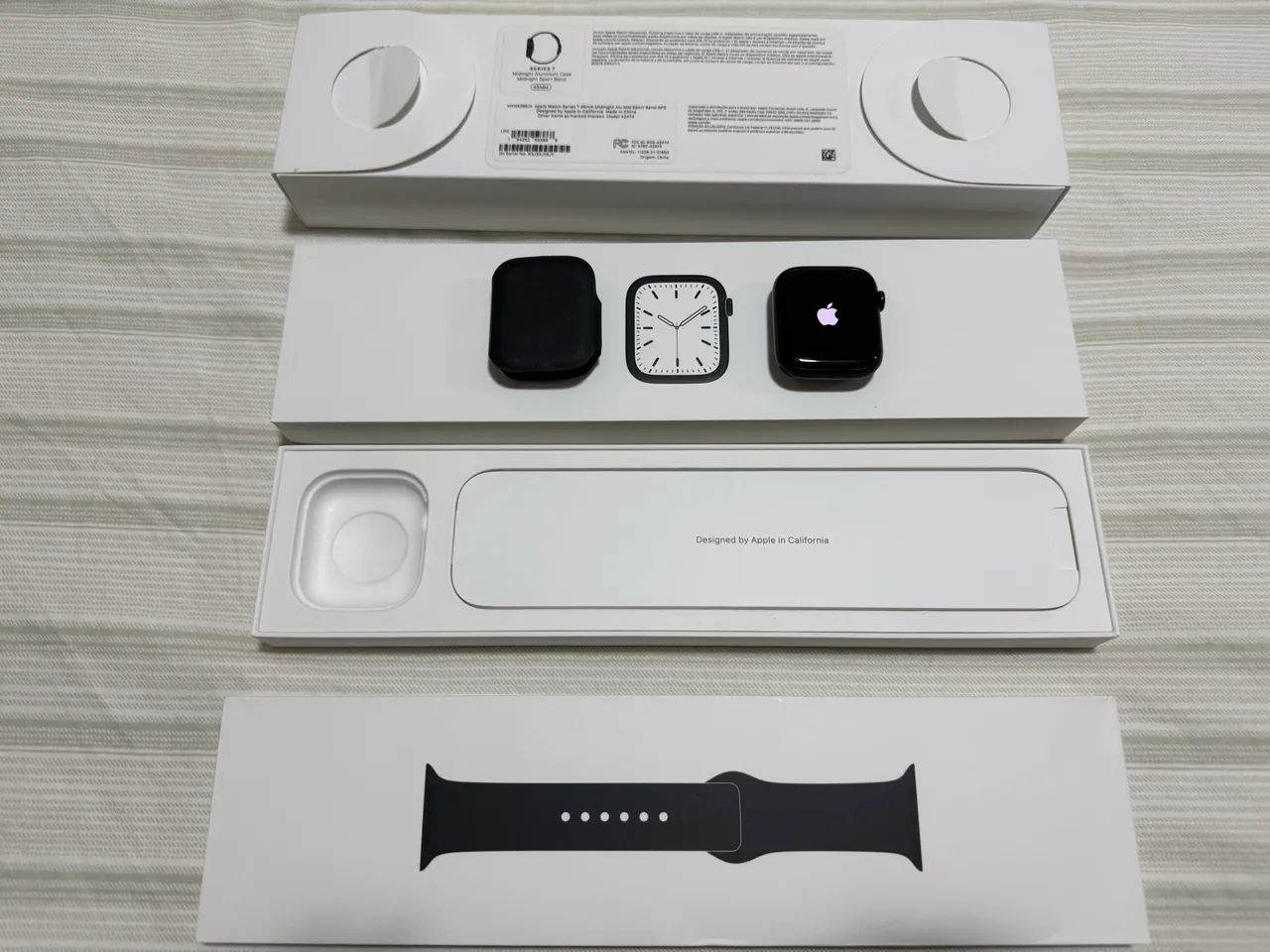 Apple Watch Series 7 45mm Midnight Ótimo Estado - Foto 5
