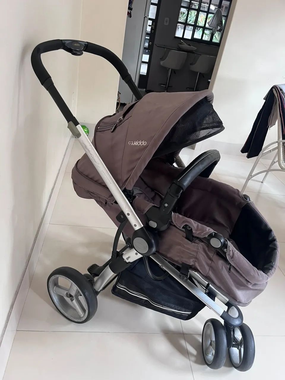 Carrinho de bebê da kiddo usado - Foto 5