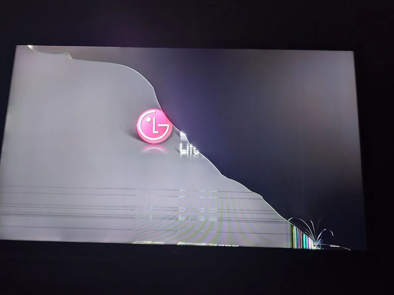 TV LG 42 polegadas tela quebrada - Foto 3