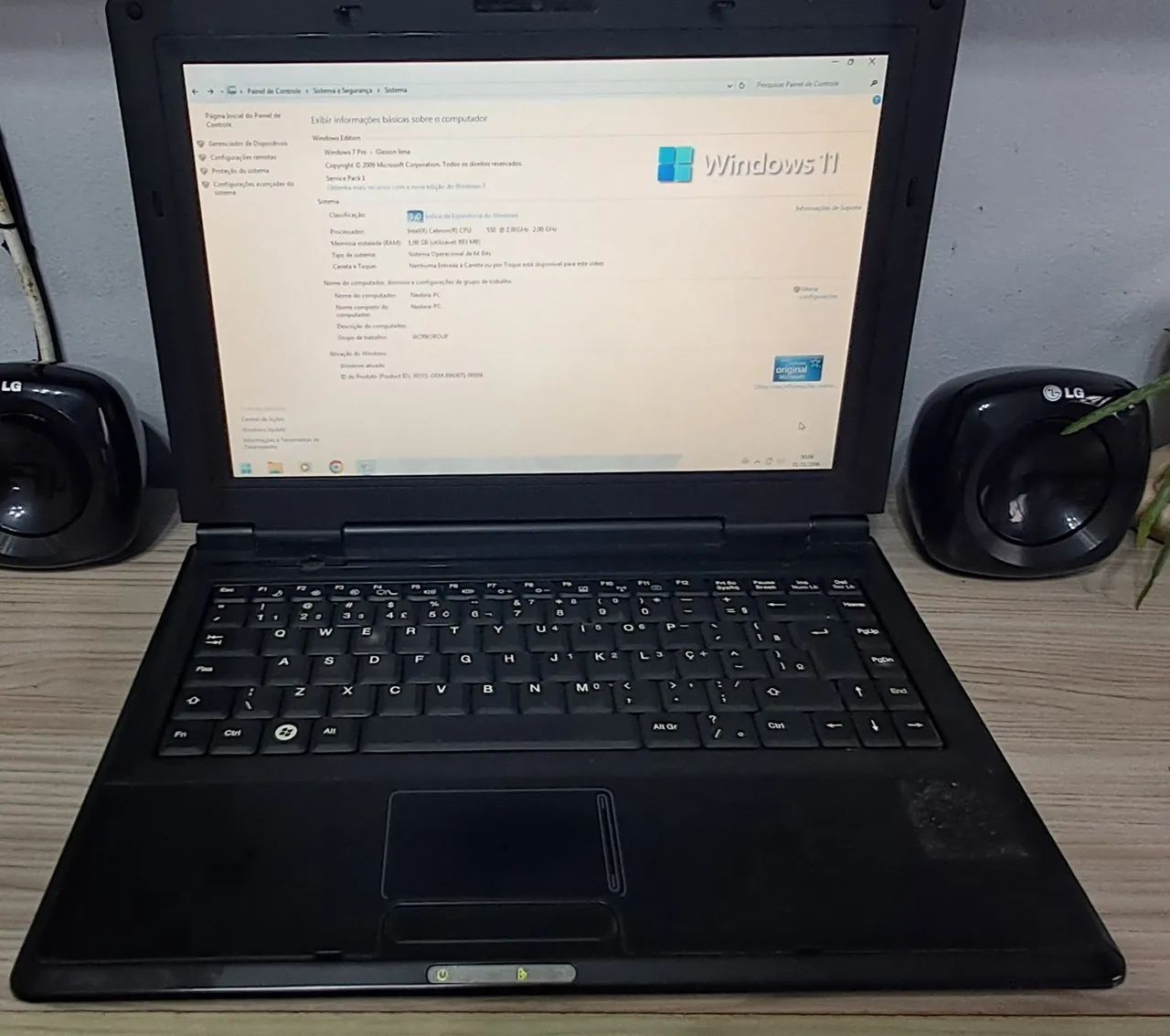 Notebook Nextera Intel Celeron 550 2.20Ghz - Foto 2
