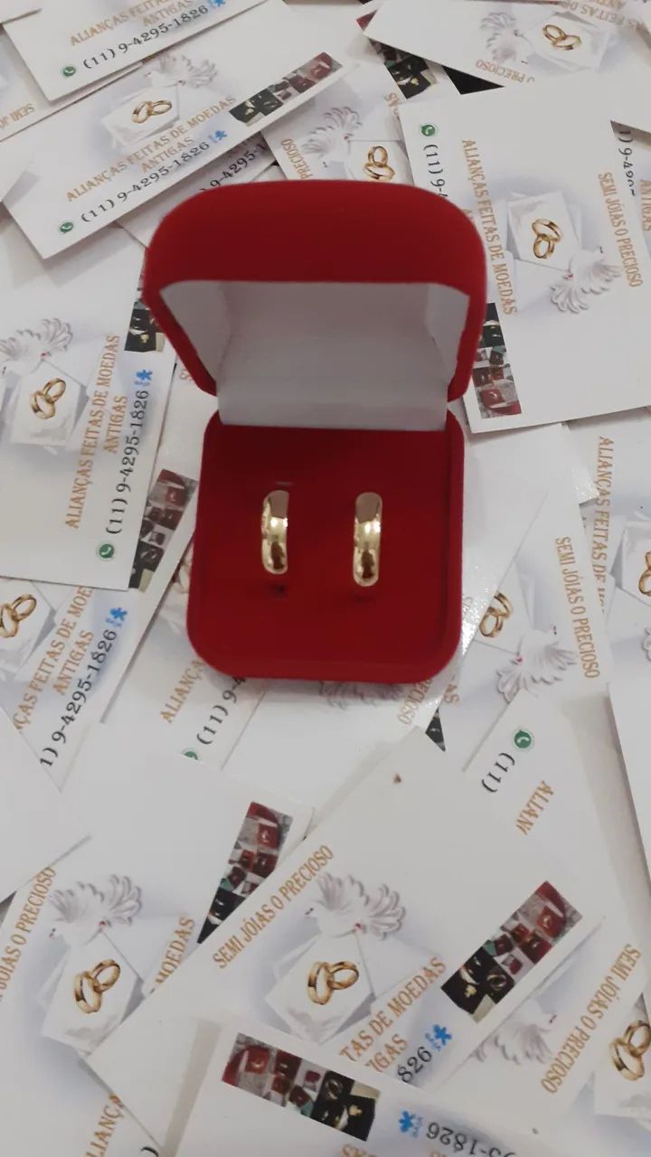 Alianças de moedas antiga 