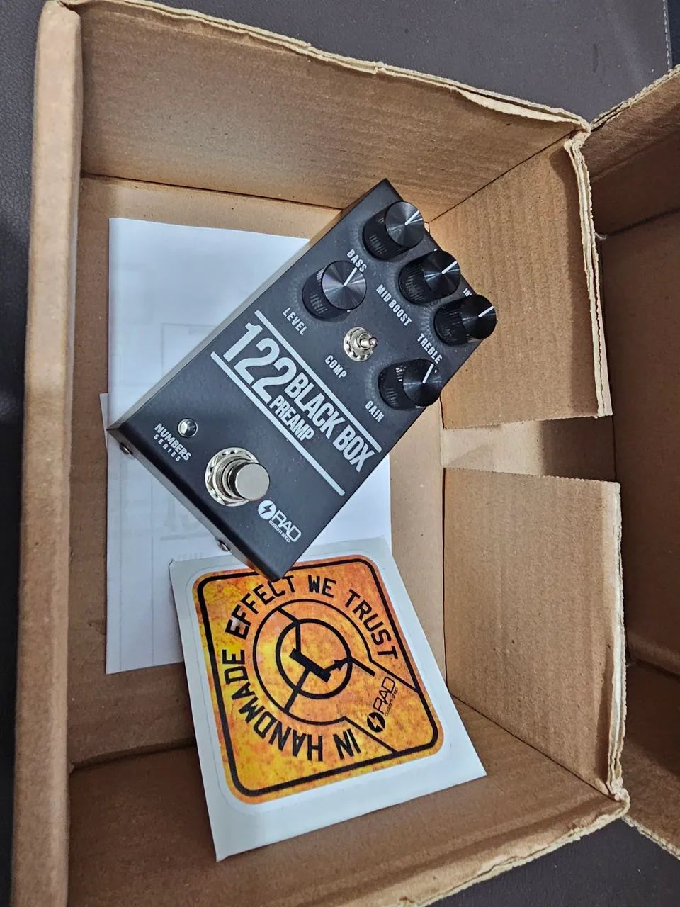 Pedal RAD 122 Black Box Preamp - Foto 2