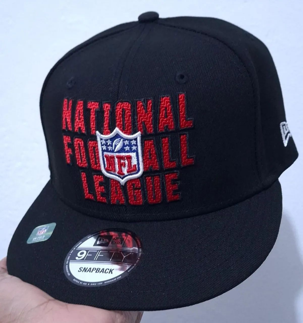 Boné Original New Era NFL Draft Snapback - Preto