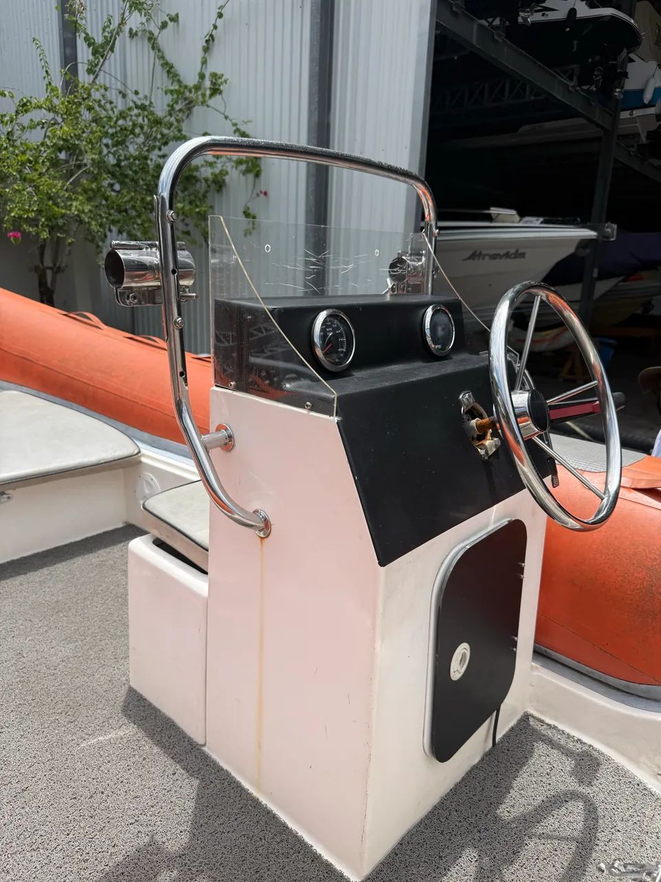 Bote inflável Zefir 4.2m, motor Mercury 60hp - Foto 7