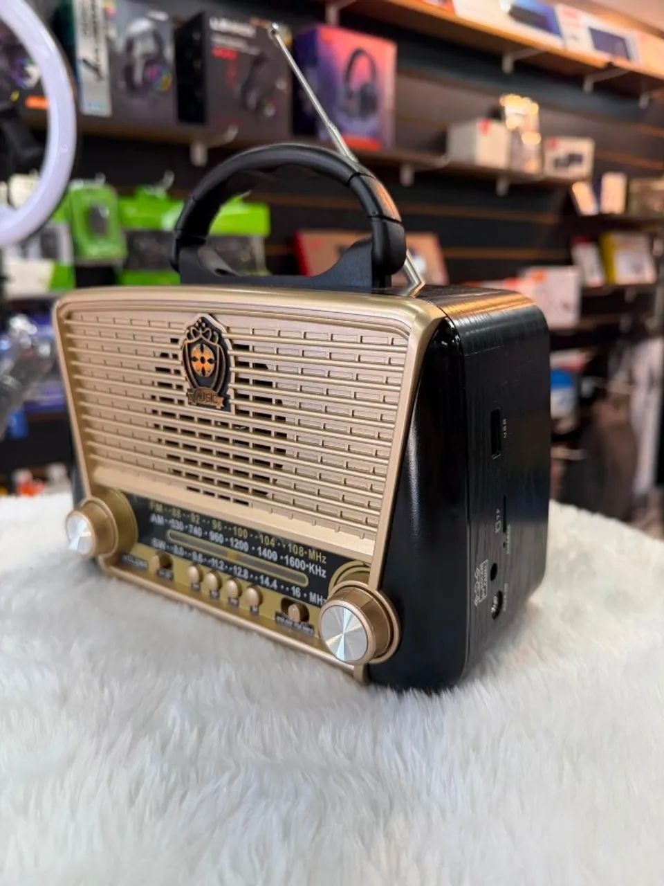 Radio Retrô Bluetooth 