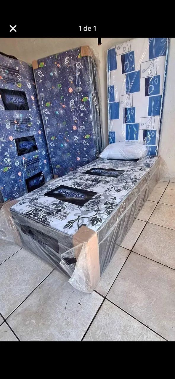 CAMA BOX CASAL CONJUGADA 7CM DE ESPUMA - Foto 4