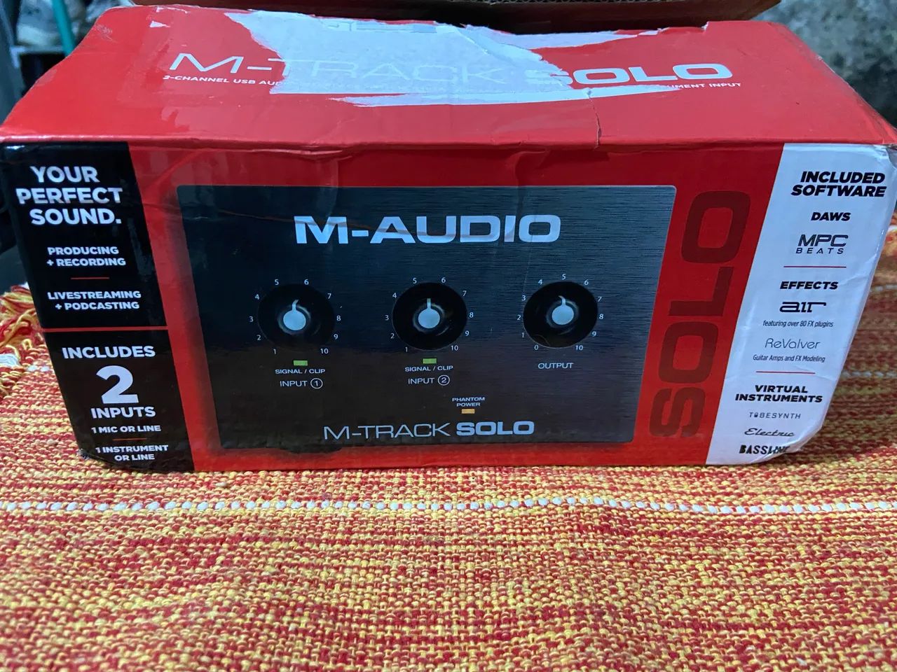 Interface M-audio M-track M-track Solo