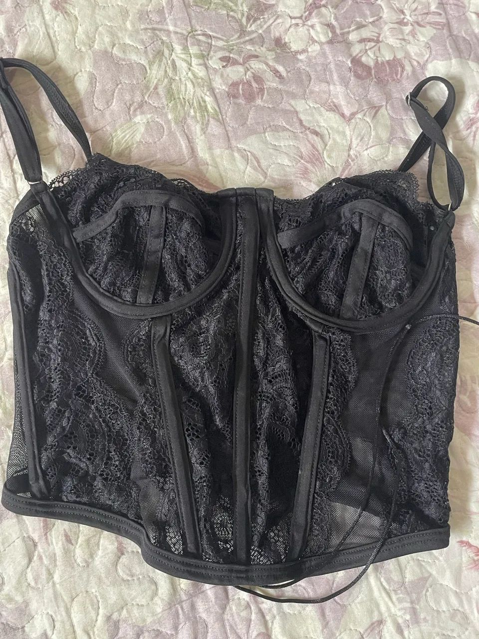 Corset Lingerie preta - Foto 3