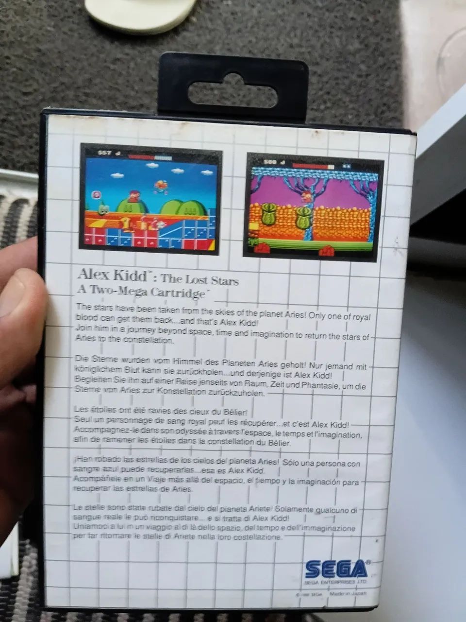 Jogo Master System Alex Kidd The Lost Star - Foto 3