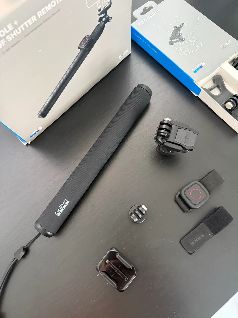GoPro Hero 13 Black+Bastão Extensor com Controle Remoto À Prova D'água+Suporte Bite Mount - Foto 6