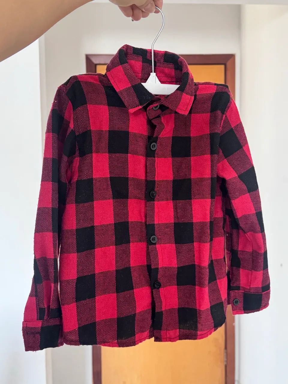 Camisa xadrez infantil 