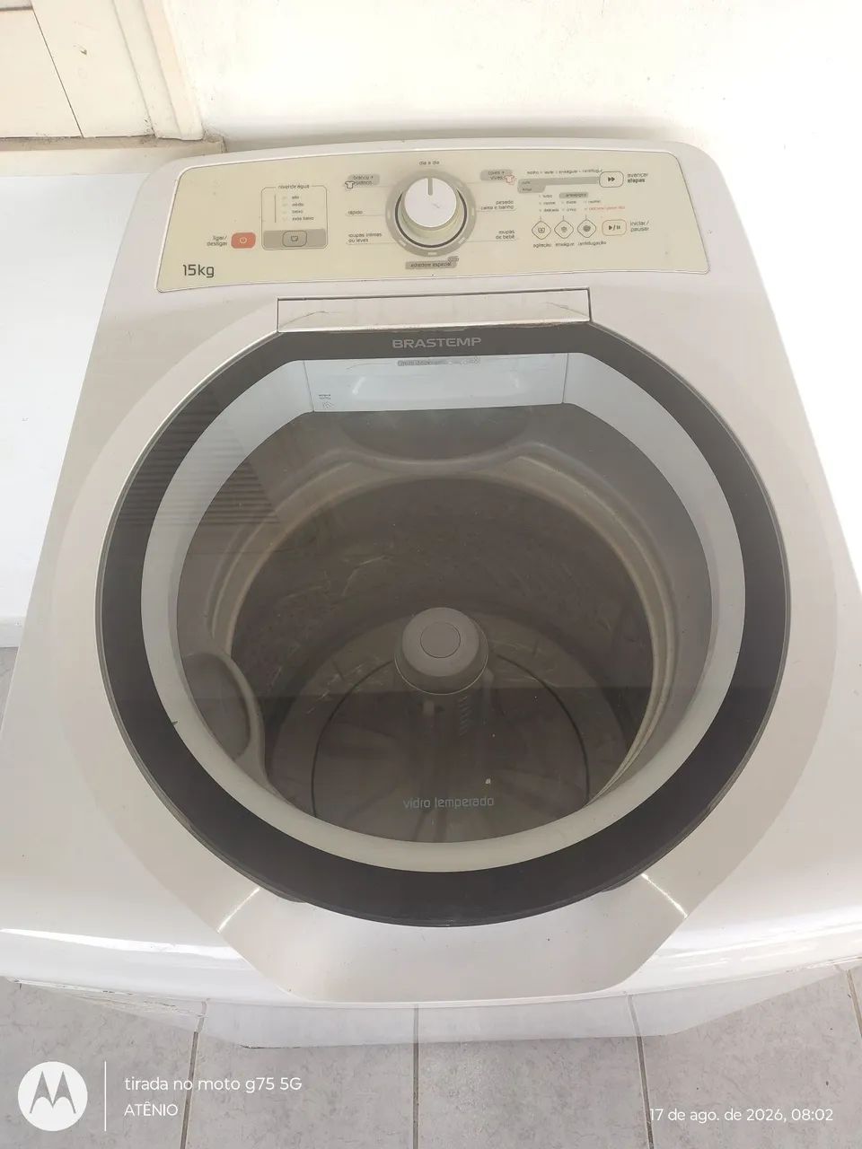 Máquina de lavar 15 kg , com defeito  - Foto 2