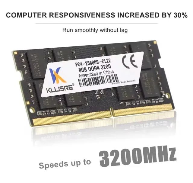 Memória RAM, DDR4, 8GB, 3200MHz, CL 22, Notebook - KLLISRE- OEM - Foto 3