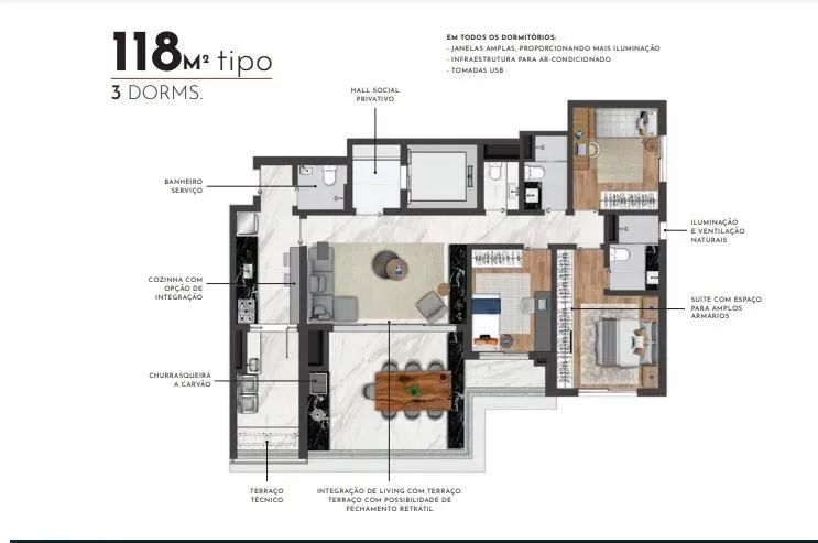 PLACE KLABIN - APARTAMENTOS - Foto 12