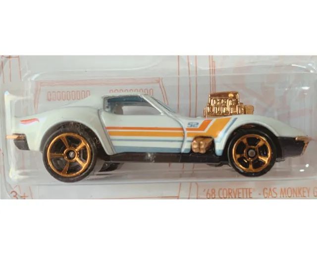 Hot Wheels 68 Corvette  Pearl & Chrome  - Foto 2