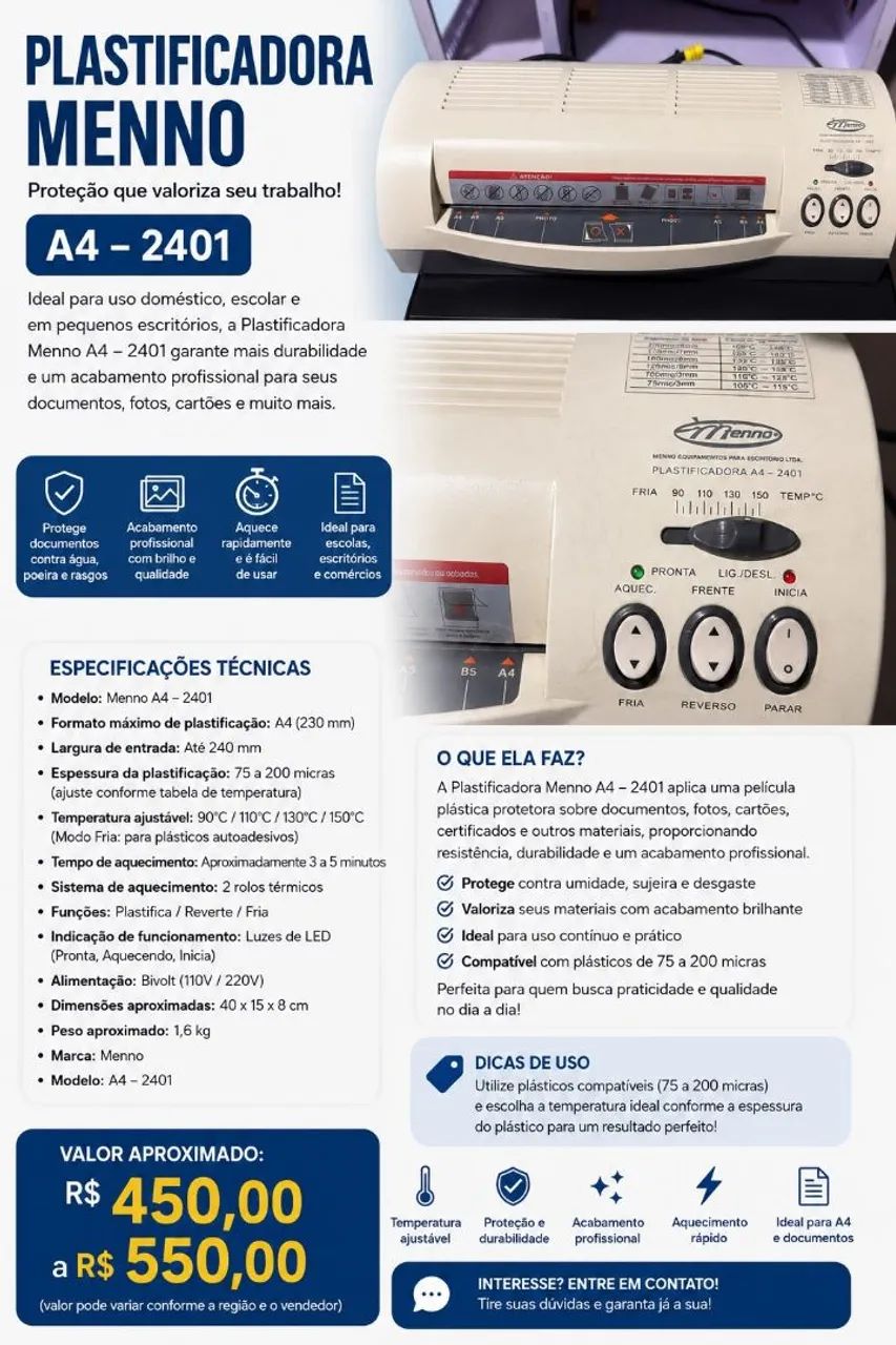 Impressora e Plastificadora  - Foto 2