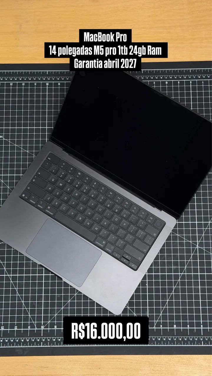 MacBook Pro M5 pro - 24Ram - 1tb SSD - 14 polegadas