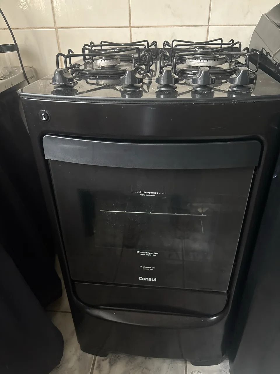 OPORTUNIDADE! fogão consul 4 BOCAS com mesa de vidro
