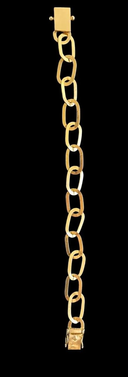 Pulseira de Ouro 18K Maciço - 13,85g - Foto 2