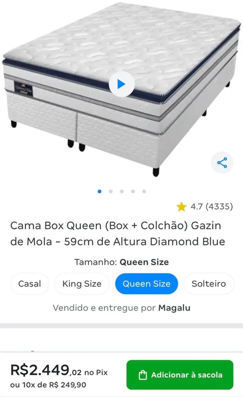 CAMA BOX CASAL QUEEN - Foto 2
