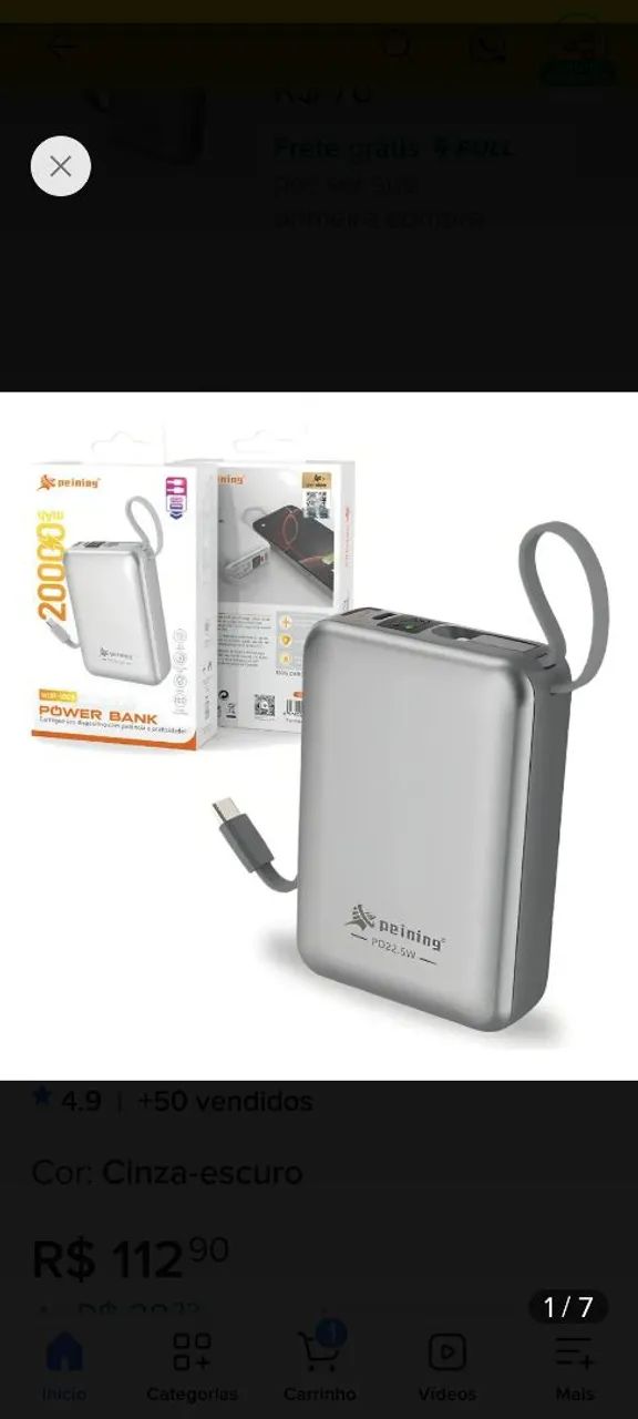 Power Bank 20000mAh