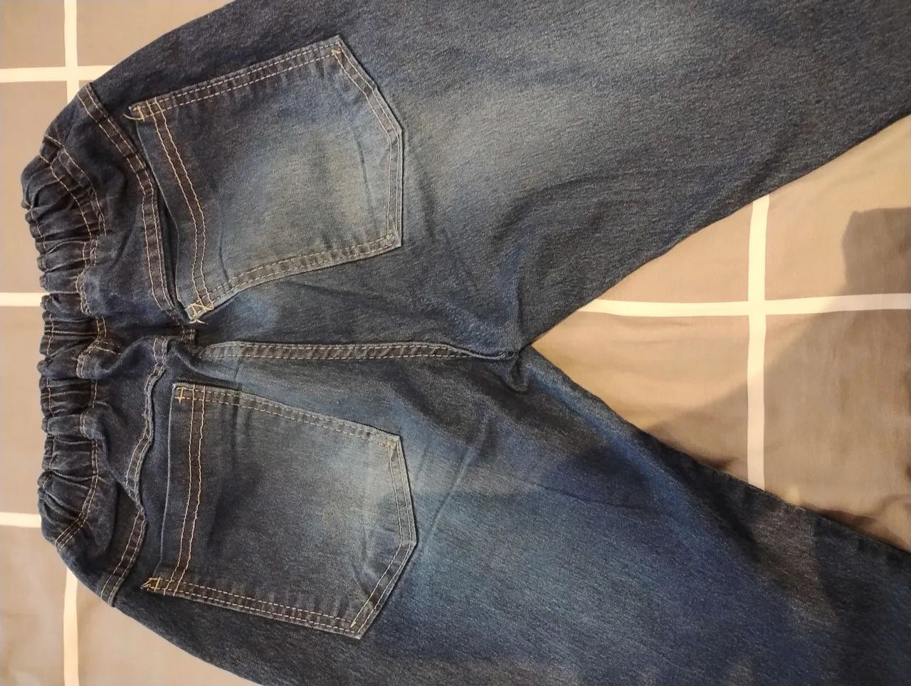Calça jeans jogger unisex Tam P - Foto 2