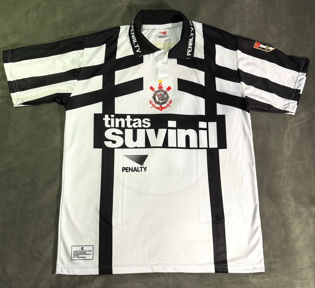 Camisa Corinthians 1996 - Ted Lapidus - Retrô