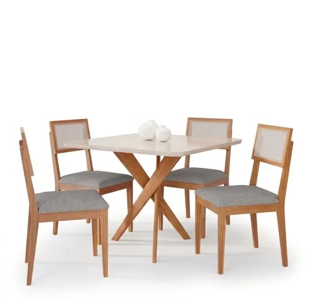 Conjunto de Jantar Vicenza 4 Lugares - Foto 2