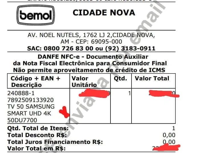 VENDE-SE TV DE 50 POLEGADAS NOVA 