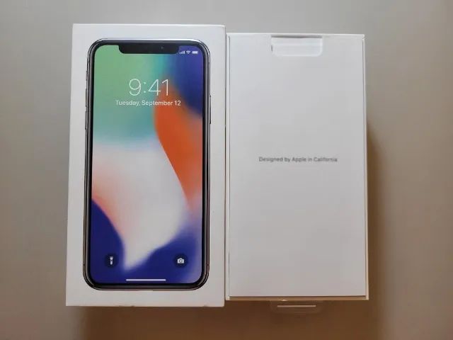 APPLE IPHONE X 64GB SILVER / BRANCO IMPECÁVEL NF - Celulares e