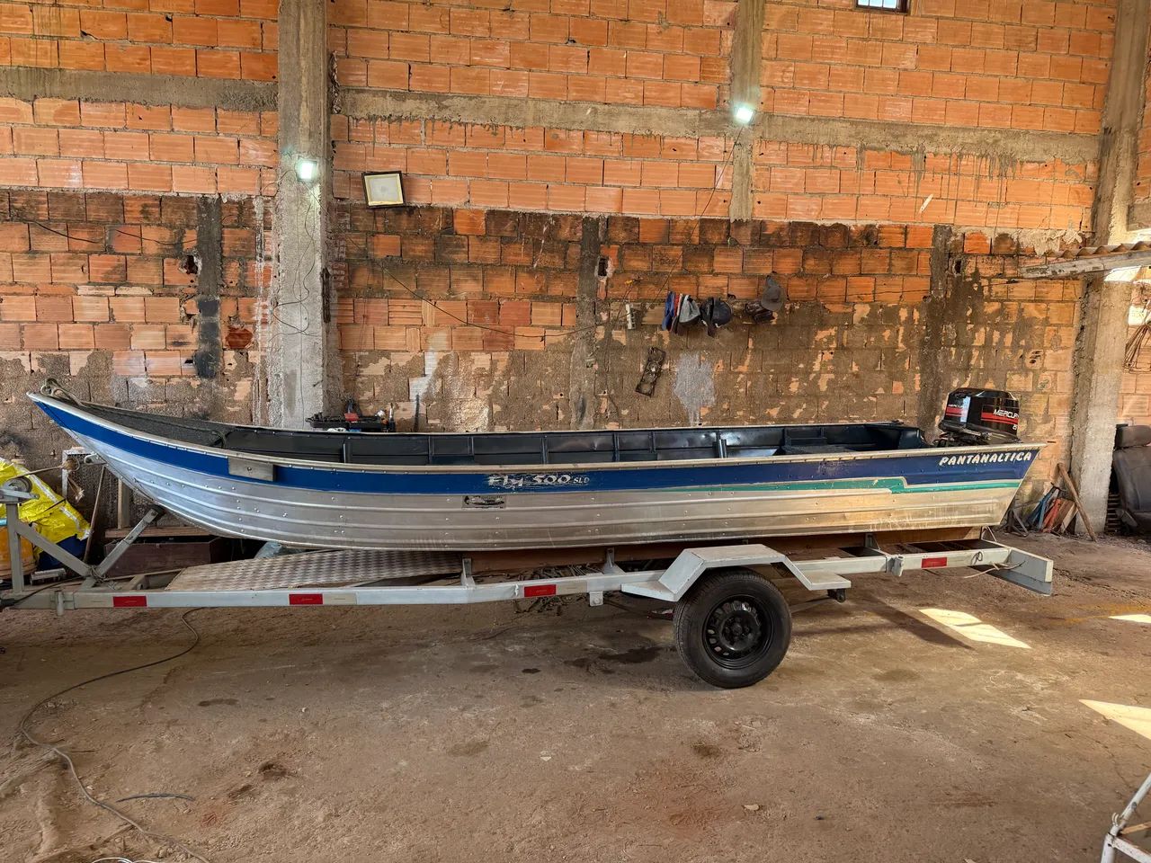 Canoa motor e carretinha - Foto 2