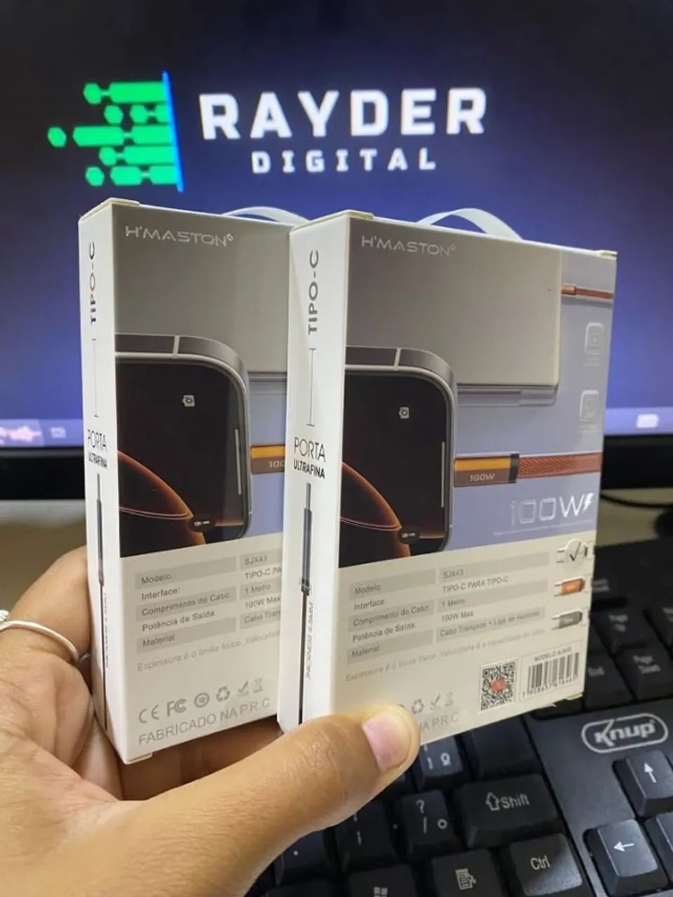 Cabo Tipo-C 100W Turbo | Carregamento Rápido - Foto 3