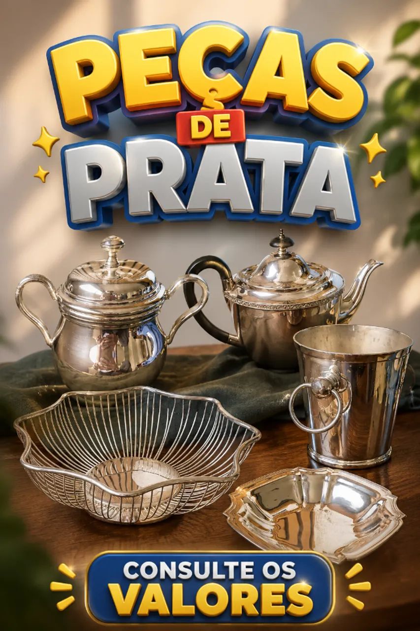 PECAS BANHADAS - PRATA