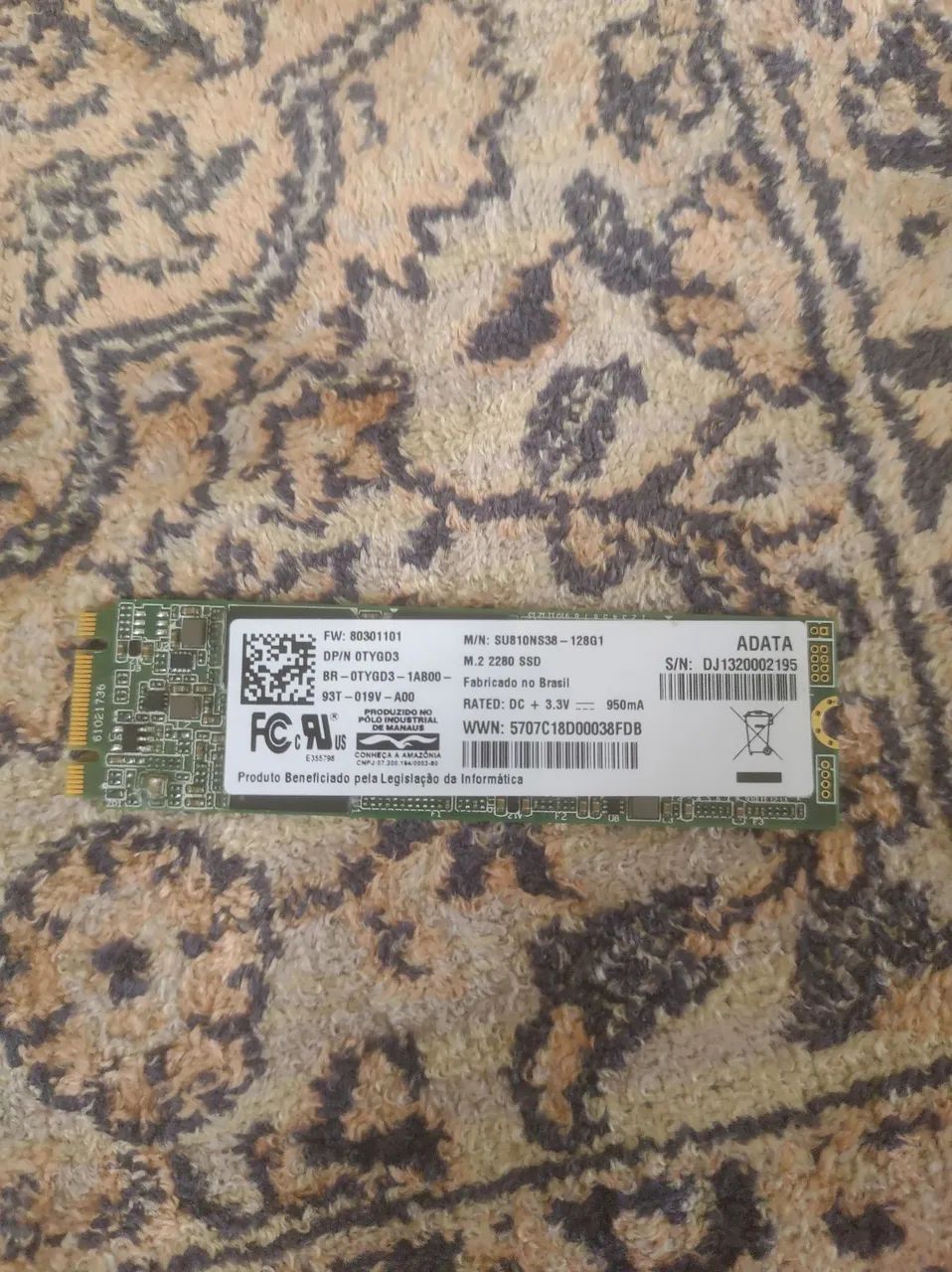 SSD M2 SATA 128GB ADATA - SEMINOVO - AEE INFO 