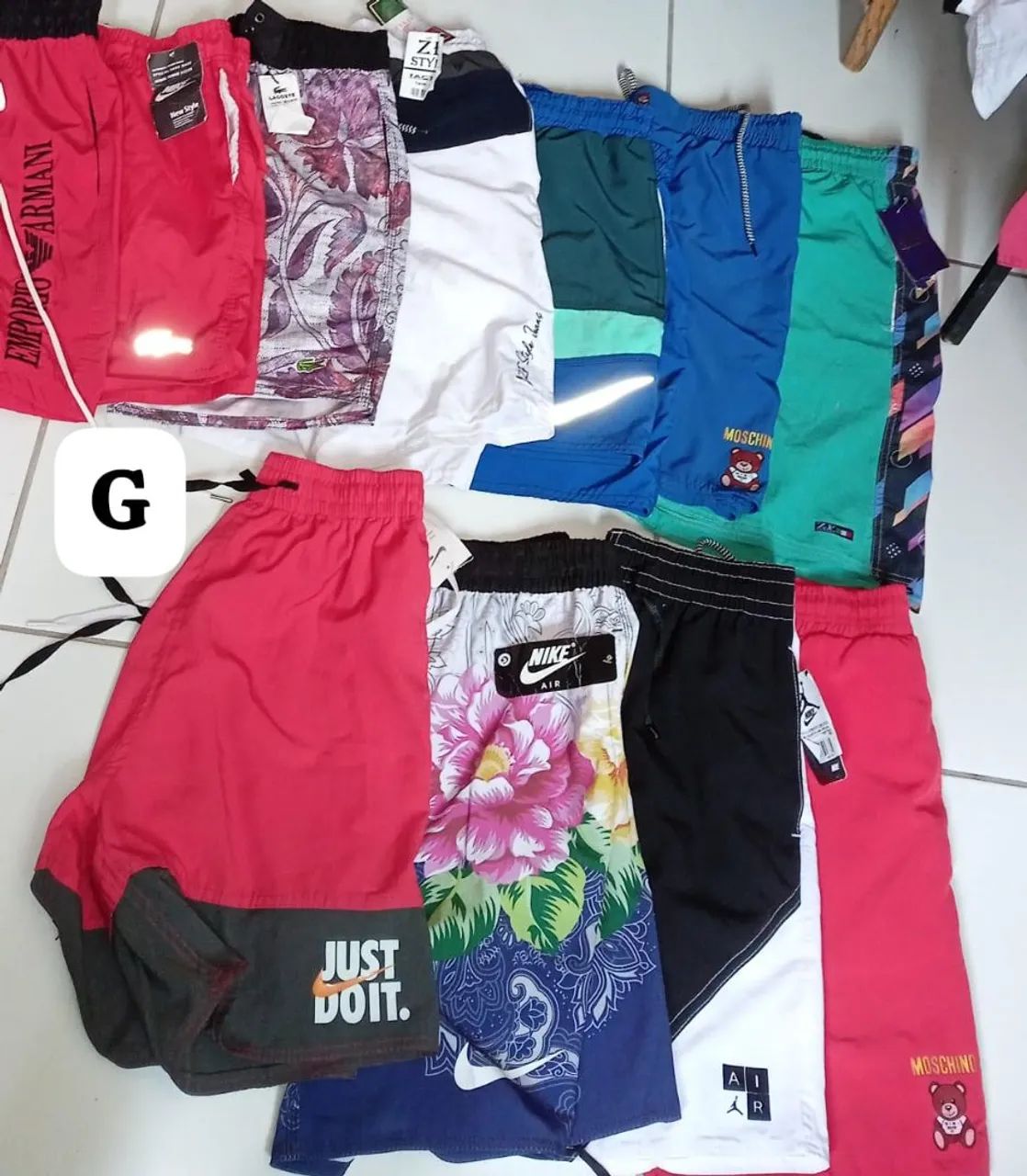 short astano estampado promoçào de 3 por 100$ - Foto 3
