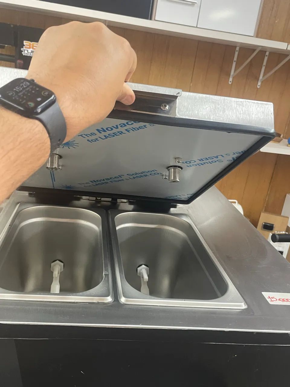 Máquina de sorvete Expresso Degust Rimaq CMS 72 2 Cubas e 3 Bicos  - Foto 2